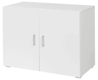Immagine prodotto di Mobiletto 2 Ante 90x45x66 cm in MDF Bianco