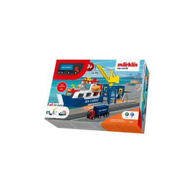 Produktbild von Märklin 72223 My World - Frachtschiff und Hafenkran