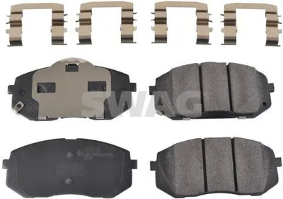 Produktbild von SWAG Bremsbeläge Satz Vorne Bremsklötze für HYUNDAI ix35 (LM, EL, ELH) 33 10 7278