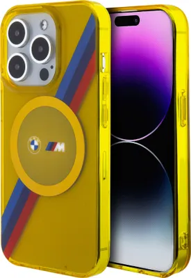 Image de BMW iPhone 15 Pro Coque arrière - Jaune