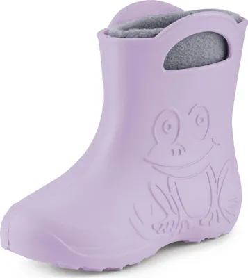 Produktbild von Ladeheid Eva Kinder Gummistiefel Regenschuhe gefüttert (Helllila, 32/33) LA-CA-04
