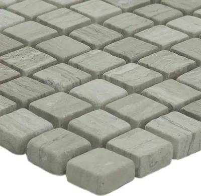 Produktbild von Naturstein Mosaikfliese Faro Grau