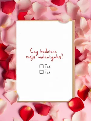 Zdjęcie produktu dla Karnet - czy będziesz moją walentynką?