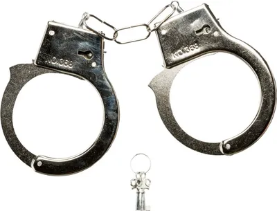 Produktbild von Metall Handschellen mit 2 Schlüssel Polizei Halloween Karneval Fasching Party