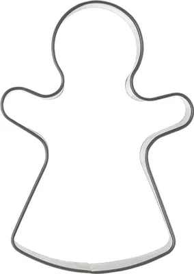 Produktbild von Keksbackform in Puppenform, Edelstahl, spülmaschinenfest