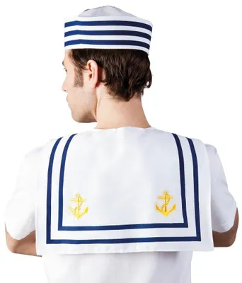 Imagen del producto de Boland 44355, Sombrero, Adulto, Cualquier género, Poliéster, Azul, Dorado, Blanco, 35 g