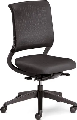 Produktbild von sedus Bürostuhl netwin light, nw-199/002 Stoff schwarz, Gestell schwarz