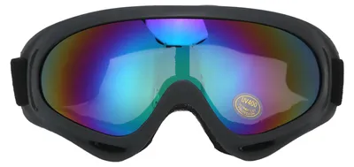 Produktbild von Kinder-Skibrille, Anti-Beschlag, doppelschichtige Linse, winddichte UV-Schutzbrille für Skifahren, Schneesport
