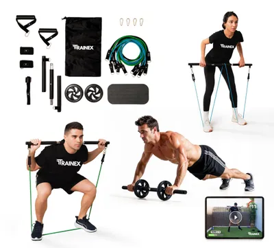 Obrázek produktu pro Fitness trampolíny - Mini fitness trampolíny - pro dospělé - skládací - protiskluzové - s nastavitelnou pěnou - rukojetí - pro trénink - vnitřní - venkovní cvičení - polypropylen - kulaté - 45 palců - zelené