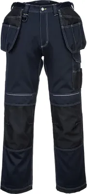 Produktbild von Portwest T602 PW3 Arbeitshose mit Holstertaschen Navy/Black Short Gr. 33