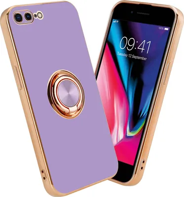 Image de Cadorabo Housse de protection pour Apple iPhone 7 PLUS / 7S PLUS / 8 PLUS Housse en violet Etui Case Cover protection caméra magnétique
