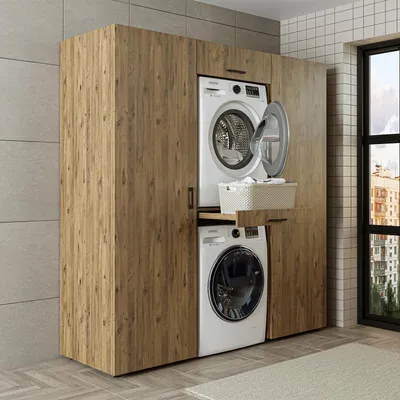 Produktbild von Roomart DUO Schrankwand 187 cm breit, Eiche