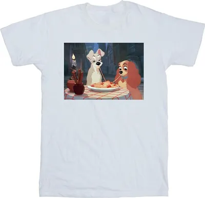 Produktbild von Disney - "Lady And The Tramp" T-Shirt für Herren BI50061 (4XL) (Weiß)