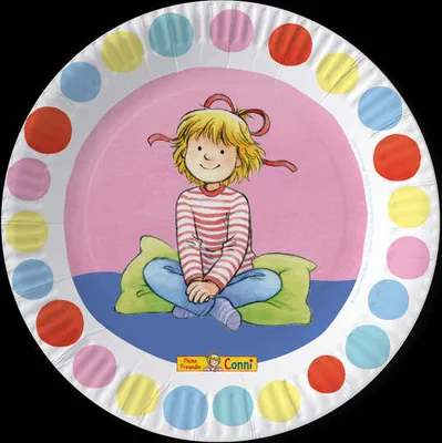Produktbild von 8 Meine Freundin Conni Pappteller 23cm