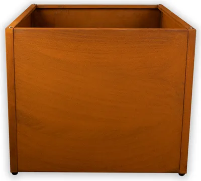 Zdjęcie produktu dla KÖHKO® Designerowy doniczka z cortenstali, pojemnik na rośliny, KWADRAT 50x50x40 CM