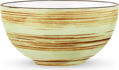 Image de Bol Wilmax 600 ml, couleur pistache, en porcelaine, lot de 3 WL-669130/A3