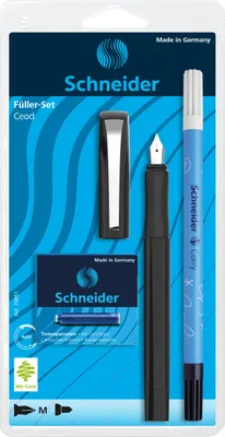 Produktbild von Schneider Füllerset Ceod Classic mit Tintenlöscher schwarz