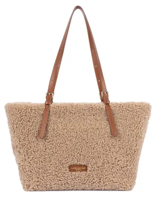 Immagine prodotto di Borsa shopper Lancaster con zip, modello Moumoute, color cognac