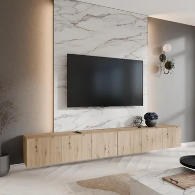 Productafbeelding van Margaret HadasTV-kast LyonTV-meubelTV-kast300 cmWandmontageModern designWoonkamerTV-meubelArtisan
