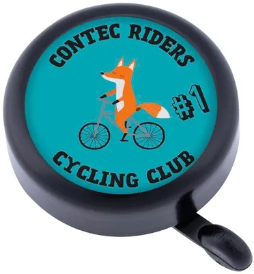 Produktbild von Contec Kid-a-ring Circus Fox Fahrradklingel Blau  Blau One Size