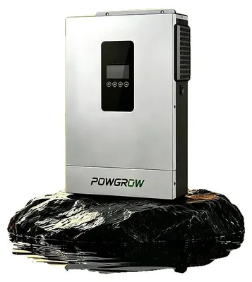 Produktbild von Hybrid-Solarwechselrichter, 3600W Nennleistung, 500V maximale Eingangsspannung, 100A maximaler Solar-Ladestrom, 10ms Schaltzeit, 470 x 330 x 150 mm Abmessungen