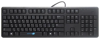 Obrázok produktu pre Dell Wyse KB212-B, Plná veľkosť (100 %), Kábel, USB, QWERTY, Čierna