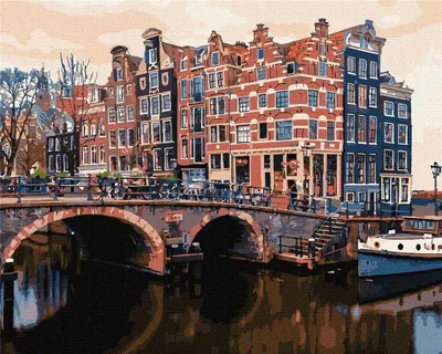 Produktbild von Malen nach Zahlen - Charmantes Amsterdam 40x50