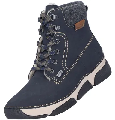 Image de Rieker Damen Tex-Stiefelette gefüttert Blau 45925-14