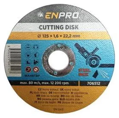 Produktbild von Enpro Kotouč na kov řezný O 125 x 16 x 222 mm