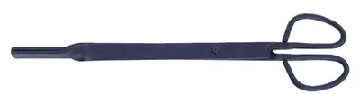 Brandtangen 30 cm, rostfreier Stahl, schwarz, poliert
