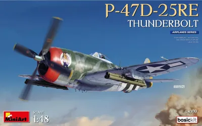 Image de MiniArt 1:48 P-47D-25RE Thunderbolt Base Kit