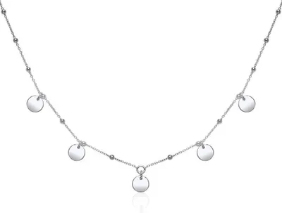 Produktbild von Plättchenkette in Silber SN0535
