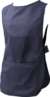 Produktbild von Dennys Damen Arbeitskleidung Überzieh-Schürze / Kittel BC262 (L) (Marineblau)