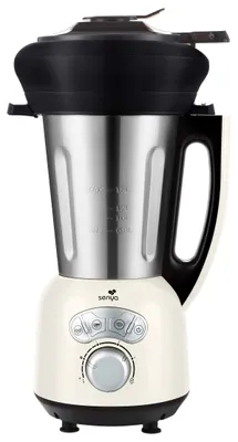 Verwarmingsblender 1,5 l, 1400 W, Edelstahl, inkl. Dampfeinsatz