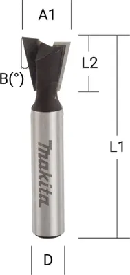 Immagine prodotto di Fresa a denti D-48050 6,35 mm 0 0