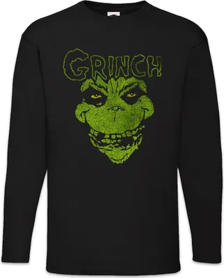 Produktbild von Urban Backwoods Grinchfits, Langarm T-Shirt, Farbe: Schwarz, Größe: 5XL