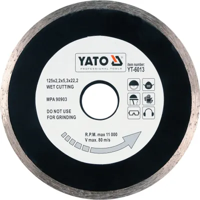 Immagine prodotto di Disco diamantato da taglio 125x22,2 mm