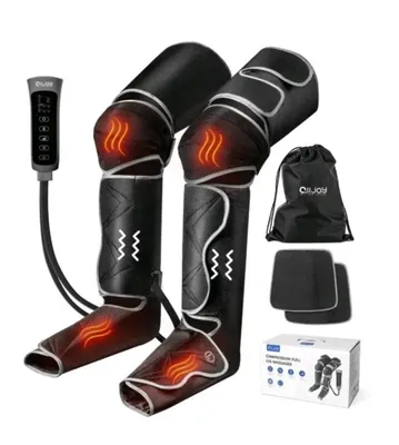 Produktbild von ALLJOY Fußmassagegerät mit Vibration & Luftkompression für die Durchblutung, Schmerzlinderung, Entspannung