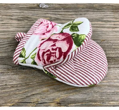 Immagine prodotto di Guanto da forno DORRIT Guanto da forno in cotone design a rose