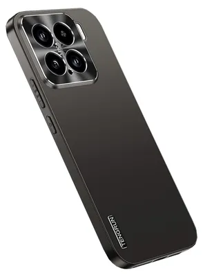 Obrázok produktu pre Puzdro na mobilný telefón Xiaomi 15 zo série Streamer s jemne matným kovovým dizajnom, čierne