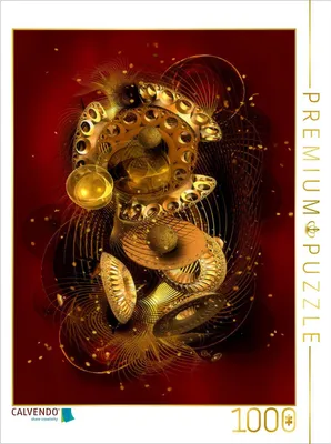 Produktbild von CALVENDO Puzzle Golden Bouquet | 1000 Teile Lege-Größe 64x48cm Foto-Puzzle für glückliche Stunden