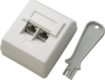 Produktbild von Schwaiger TDA1428 531, RJ-45, Weiß