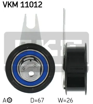 Produktbild von SKF VKM 11012 Spannrolle Zahnriemen für VW GOLF III (1H1) PASSAT Variant (3A5, 35I) GOLF III Variant (1H5) für AUDI 80 Limousine (8C2, B4) 80 Avant