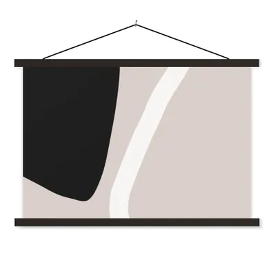 Produktbild von MuchoWow® Textilposter Pastell - Minimalismus - Formen 120x80 cm mit schwarzem Rahmen - Wanddeko