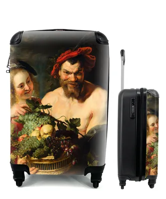 Obrázek produktu pro Kufr Příruční zavazadlo na kolečkách Malý cestovní kufr na 4 kolečkách Nymfa a satyr - Obraz, Peter Paul Rubens - Velikost kabiny < 55x40x23 cm a