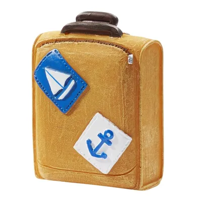 Produktbild von Miniatur Koffer 3,2 x 2,5 x 5,3 cm