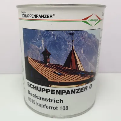 Produktbild von Norix Schuppenpanzer O-Deckanstrich, kupferrot, 750ml