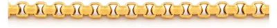 Produktbild von Venezianerkette aus 201 Edelstahl mit 18k Goldbeschichtung, 60 cm, 1 Stück zum Schmuck selber machen