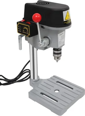 Productafbeelding van Kolomboormachine Werkbank - Mini Boor - Precisie Boren - Drie Snelheden Instelbaar - 0.6-6.5 mm - Zwart