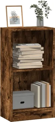 Obrázok produktu pre Maison Exclusive - Knižnica z dymového dubu 40x24x76 cm Drevený materiál